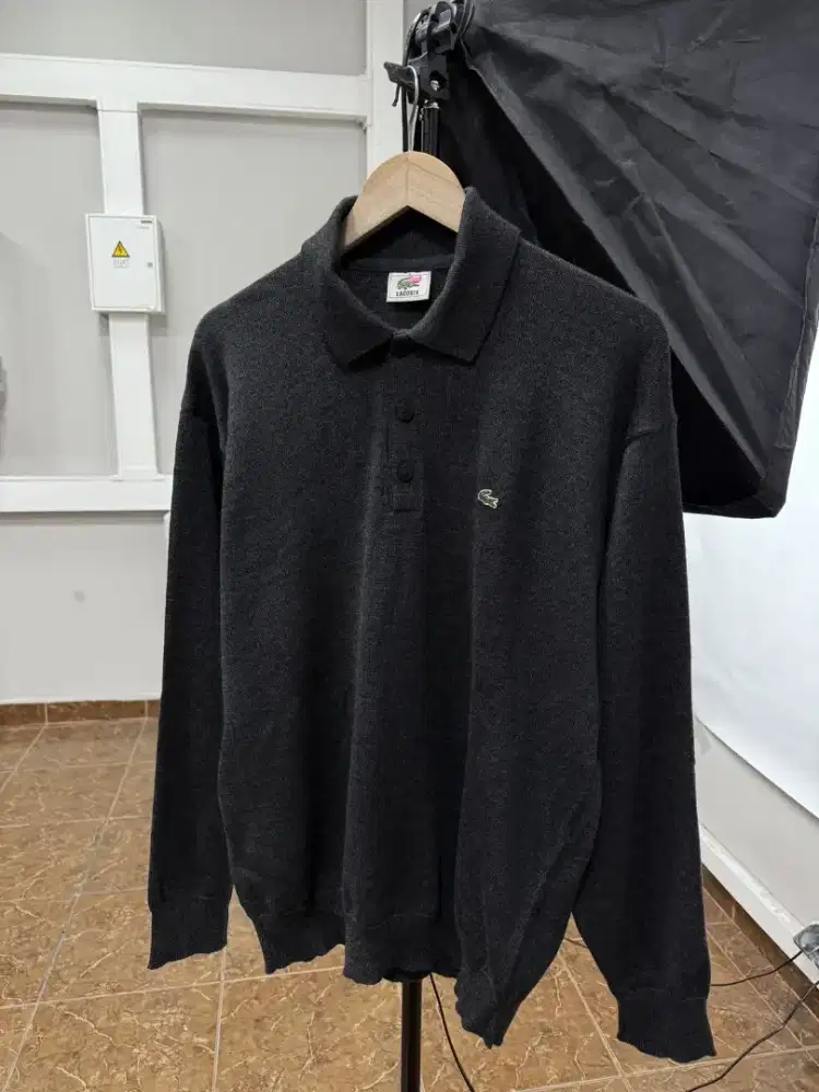 Jaket Kerah Lacoste Woolmark Ukuran ( XL )