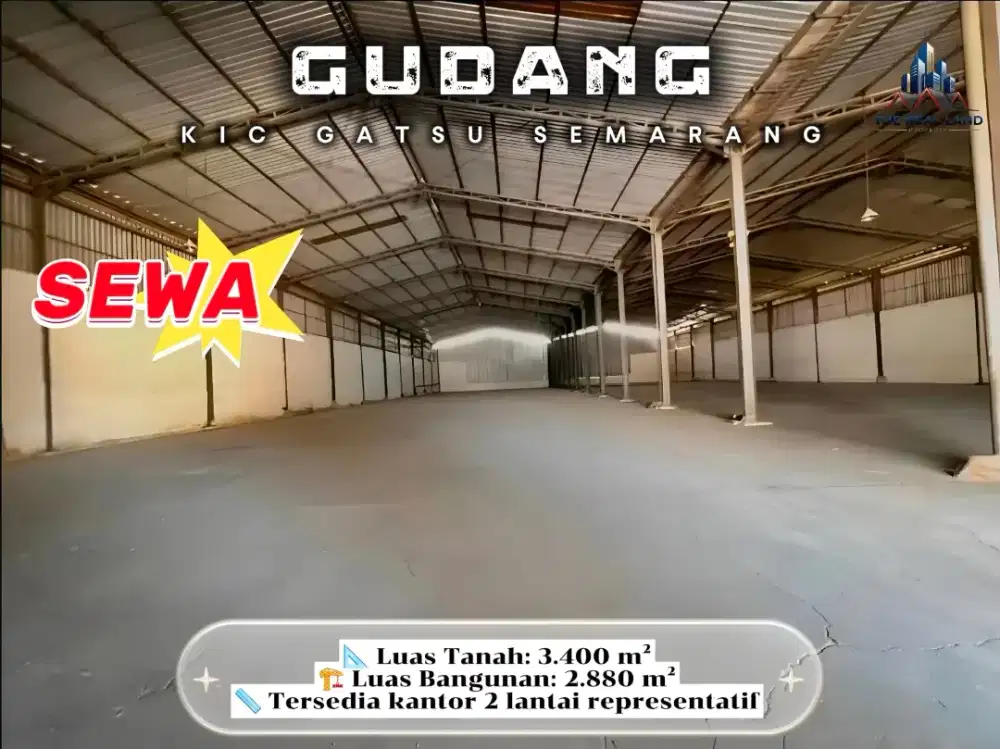 Disewakan GUDANG KAWASAN INDUSTRI CANDI SEMARANG