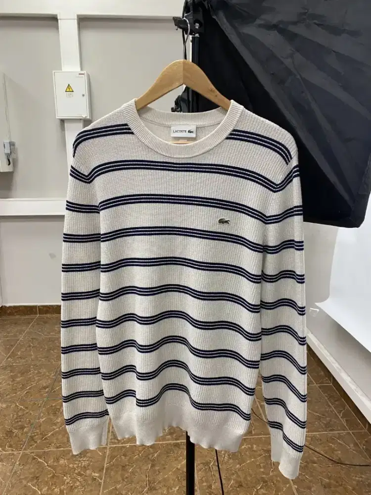 Jaket Lacoste Rajut Ukuran ( S )