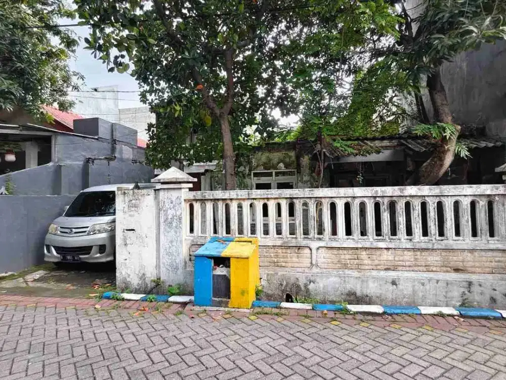 ‼️Hitung Tanah‼️ Rumah Rusak (10×20) di Wisma Bungurasih dekat Gayungsari Ketintang Kebonsari