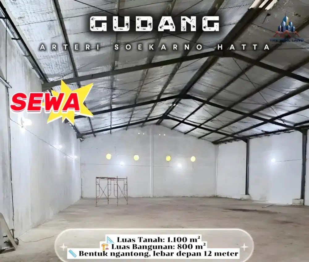 GUDANG DISEWAKAN DAERAH ARTERI JL SOEKARNO HATTA SEMARANG GUDANG USAHA