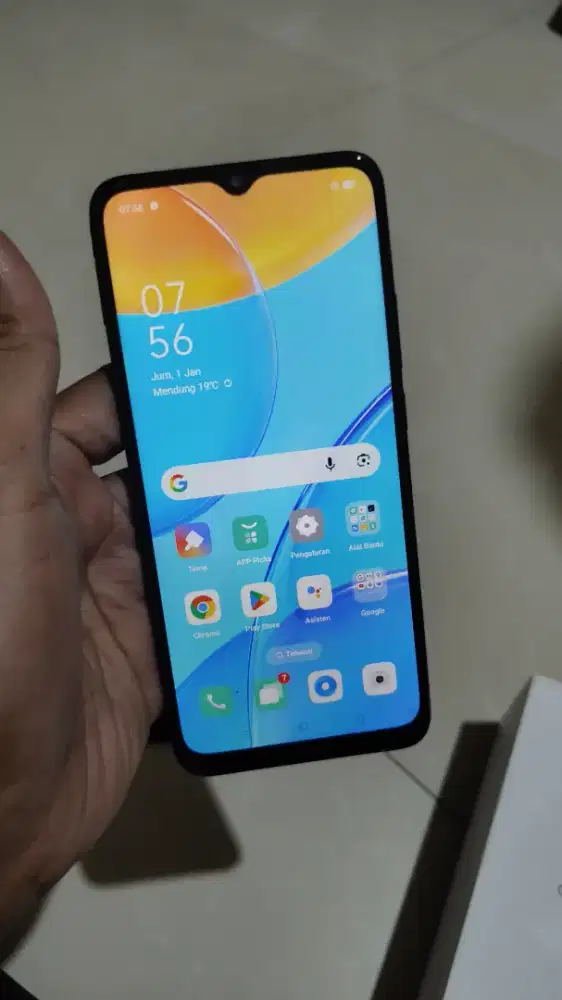 Oppo a15 32gb black hape casan