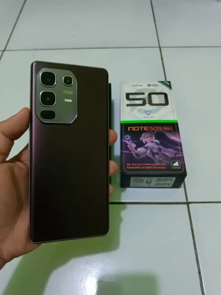 Infinix Note 50S 5G+ Titanium Grey NFC RAM 8+8/256GB Mulus No Minus
