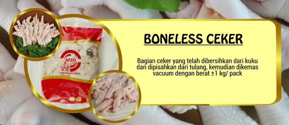 Ceker Ayam Tanpa Tulang / Boneless
