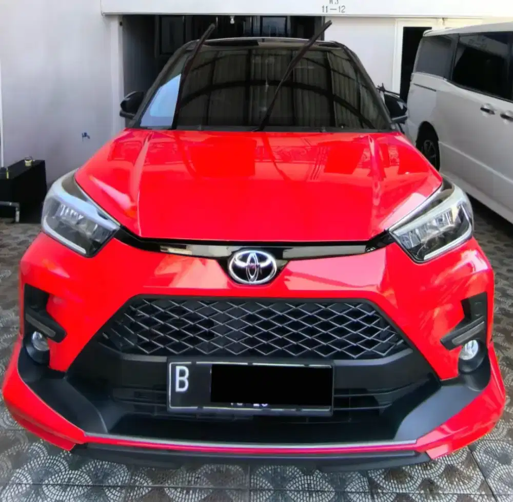 Toyota Raize GR Sport Turbo 2021 TSS Merah Hitam KM 40rb Murah (Genap)
