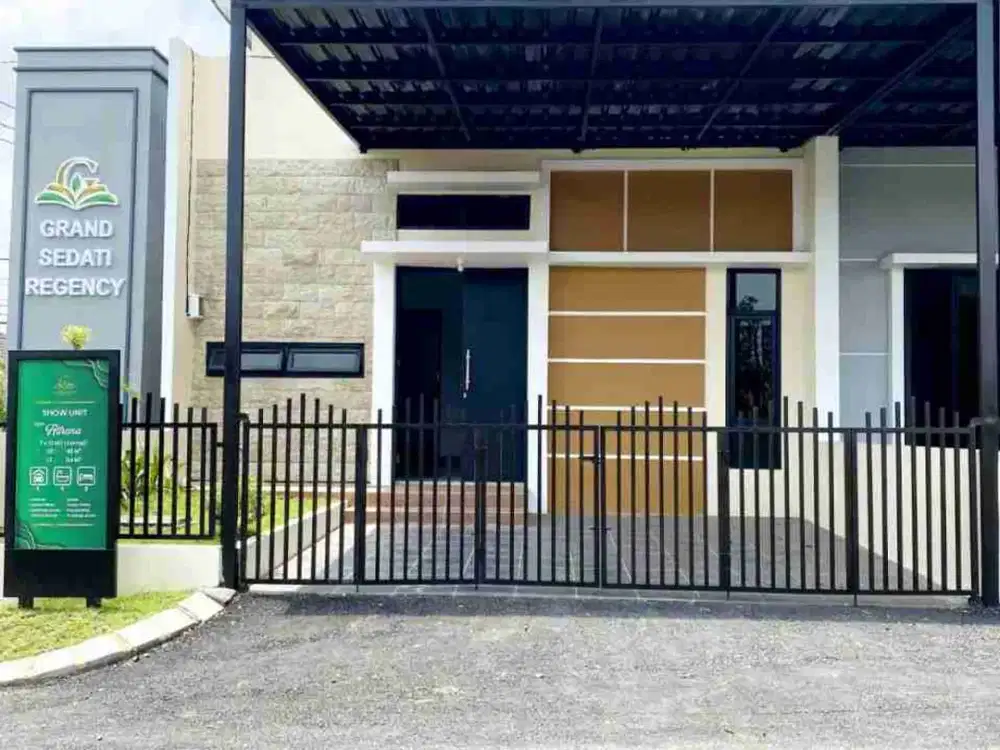 Rumah 1 Lantai Free DP Start 500Jt di Grand Sedati Regency mepet Merr & Ry Dr Ir Soekarno Surabaya