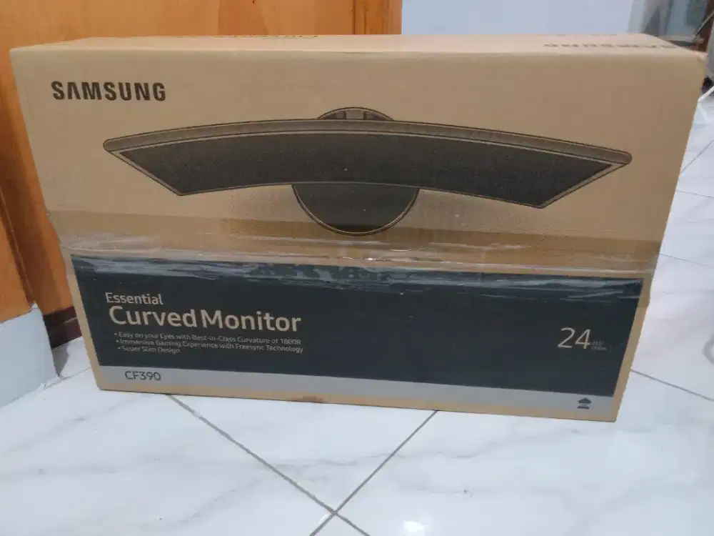 Monitor Samsung curved 24 fullset normal mulus