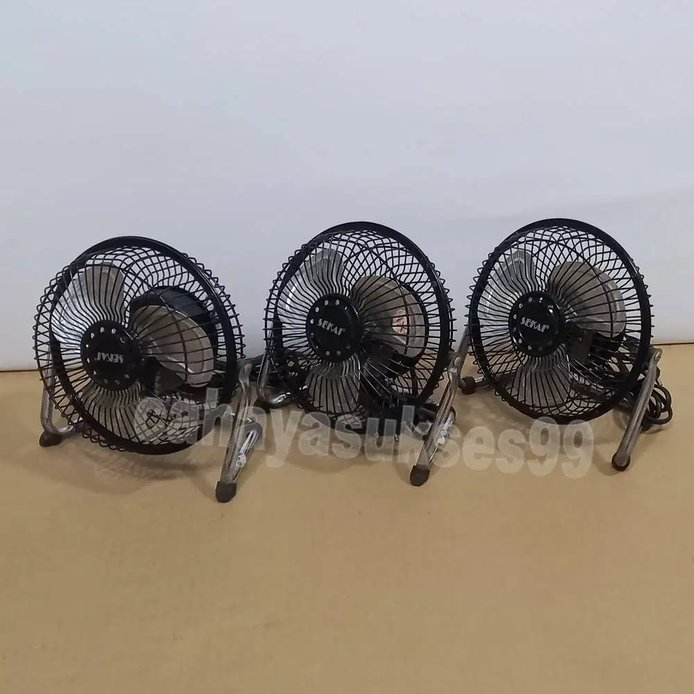 Kipas Angin SEKAI 6 Inch 20 Watt Second Bagus Kipas Meja Komputer