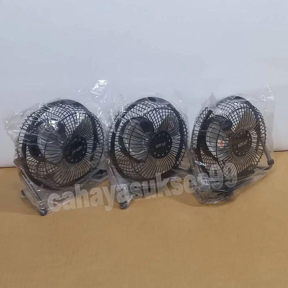 Kipas Angin SEKAI 6 Inch 20 Watt Second Bagus Kipas Meja Komputer