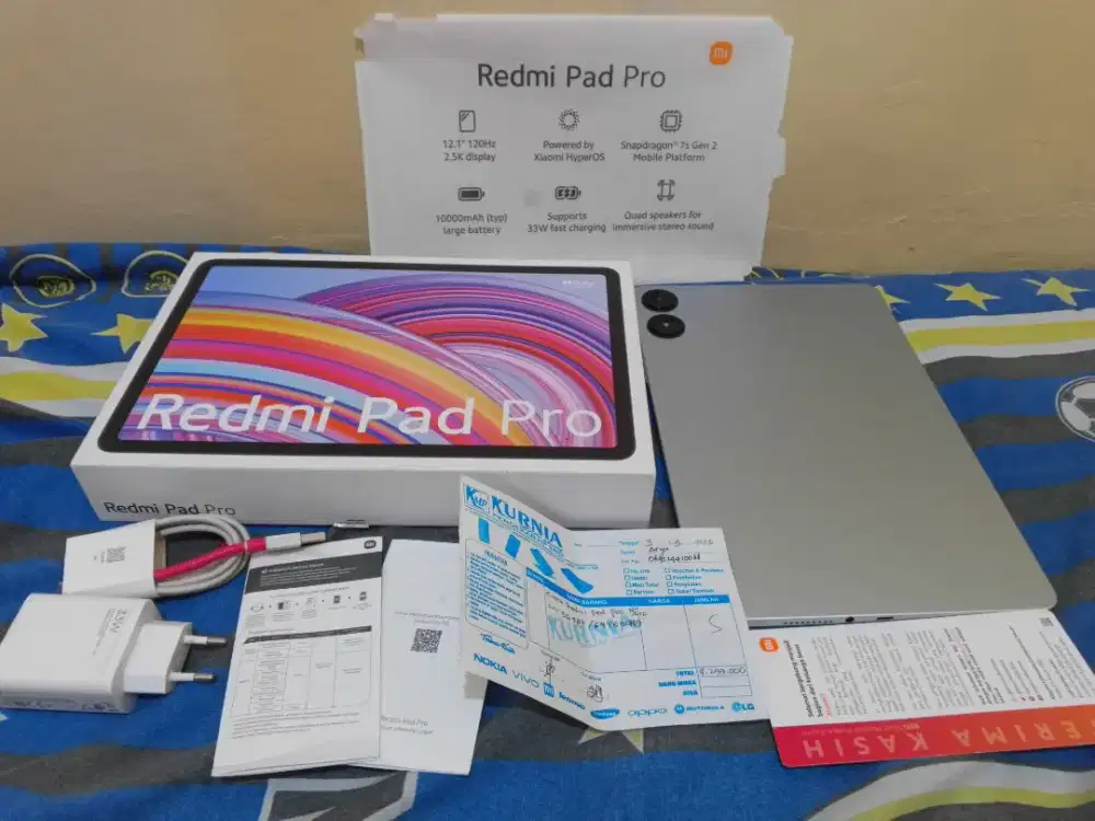 Redmi pad pro resmi 8/256 bukan inter 6/128 LBH kncg dr xpad 20 pro