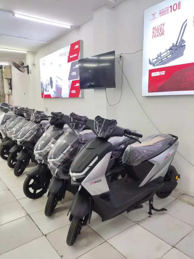 NEW SEPEDA LISTRIK UWINFLY HARGA SPECIAL PROMO, BISA CICILAN TANPA DP0