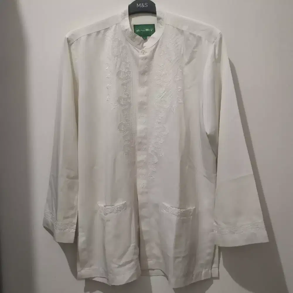 Kemeja Koko Al Mia Lengan Panjang Pria Original Baju Muslim Almia Cowo