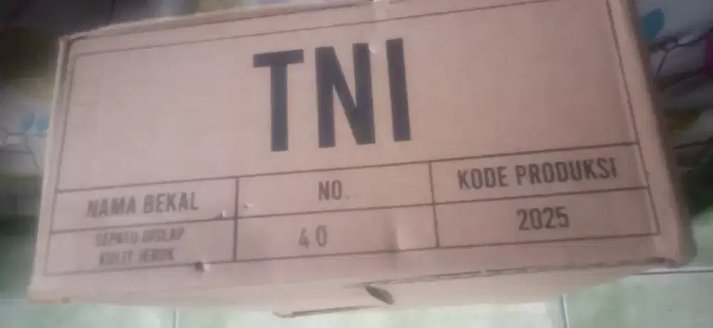 SEPATU PDL KULIT ASLI