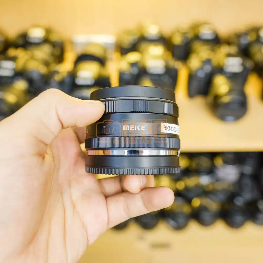Lensa Meike 35mm 1.7 for Canon EFM Fullset Mulus