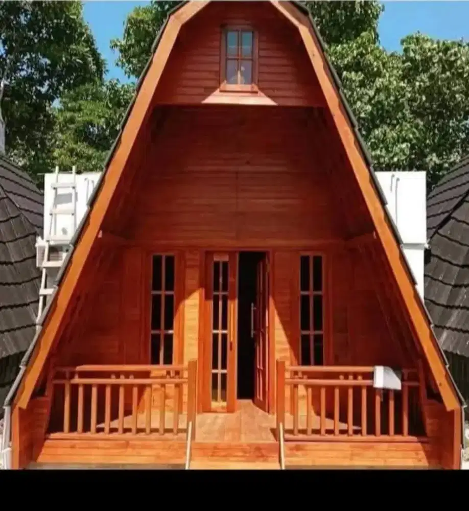 Rumah Kayu Bongkar Pasang