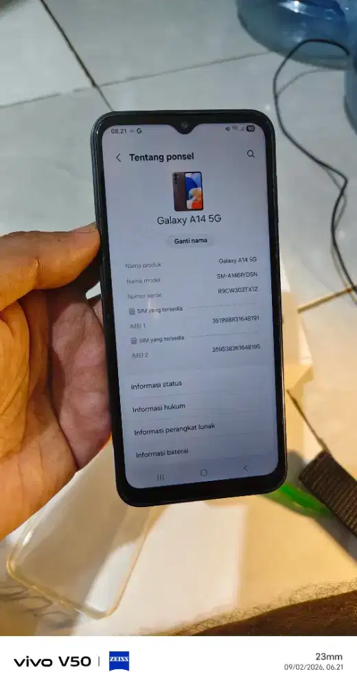 Samsung A14 5G ram 6 rom 128