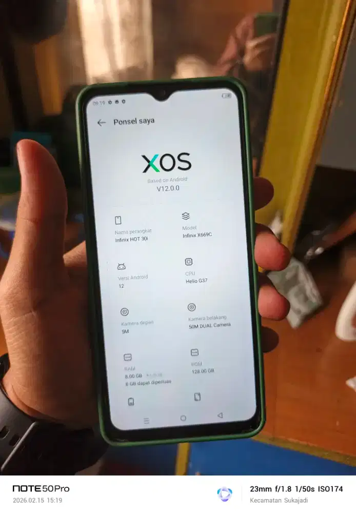 Infinix hot 30I 8/128 fullset