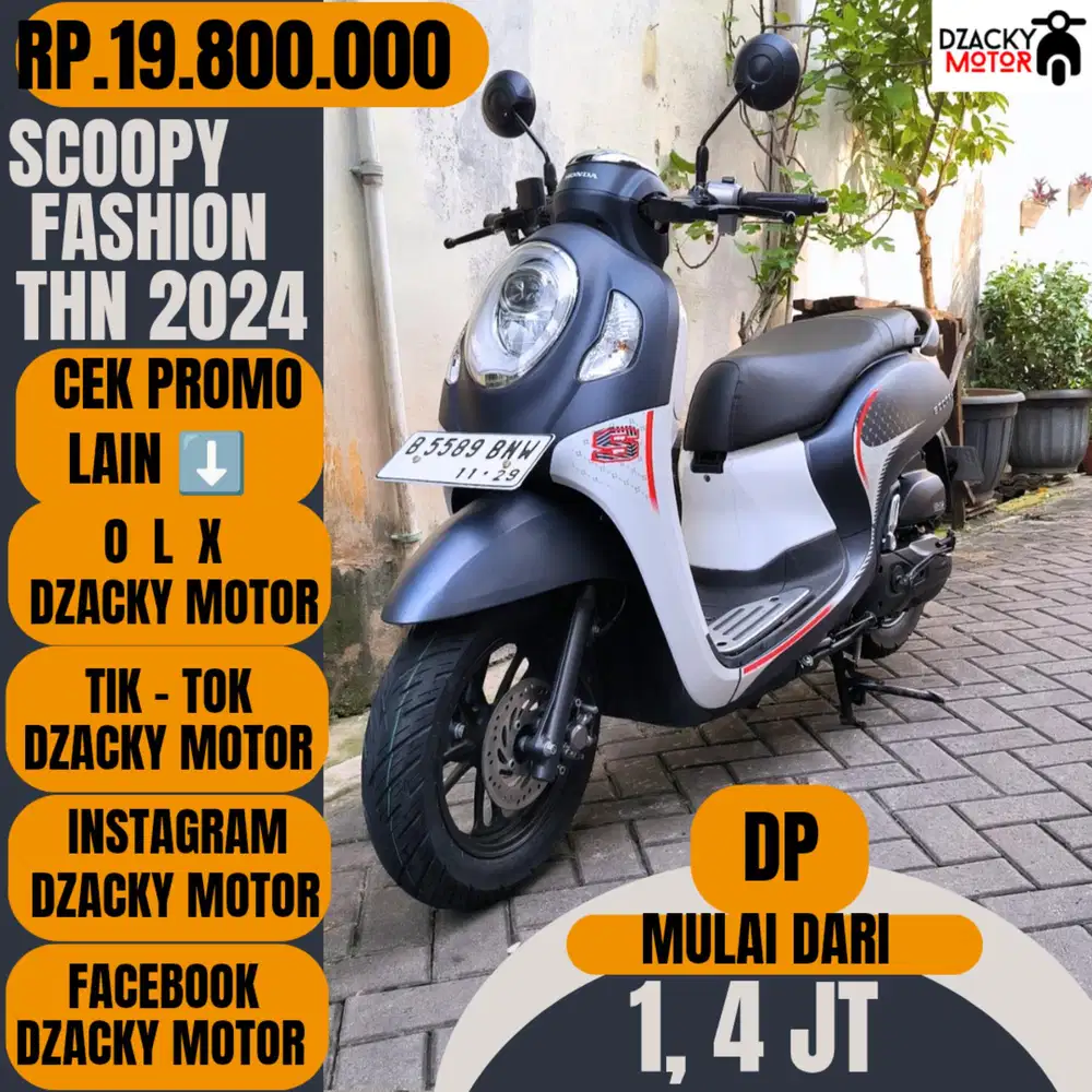 SCOOPY FASHION 2024 SECOND LIKE NEW