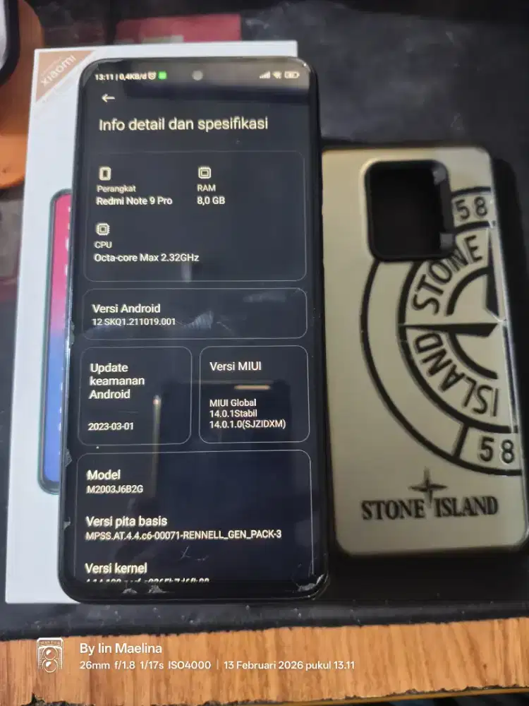 Redmi note 9 Pro 8/128 Fulset Original