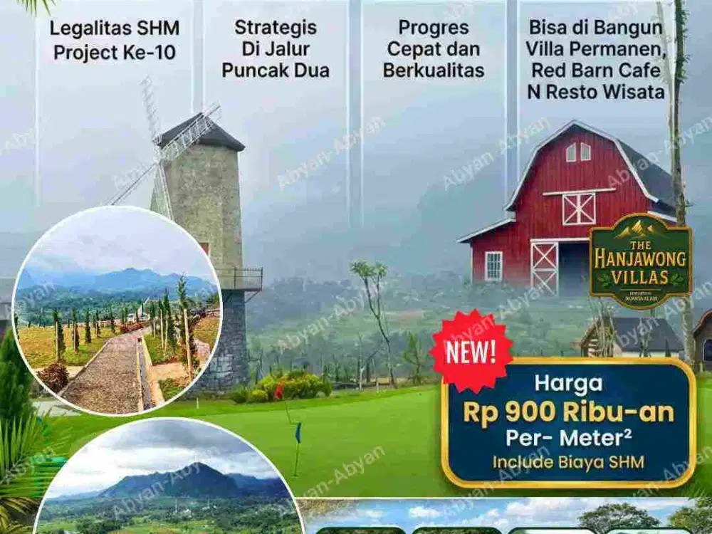 KAVLING KONSEP EROPA VIRAL TERBAIK DIBOGOR HANYA 900RB/m²