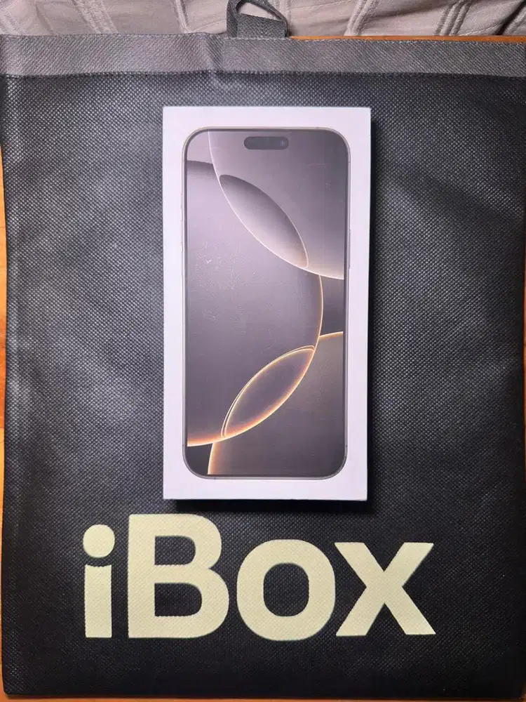 iPhone 16 Pro Max 256Gb Natural Titanium Baru Garansi Resmi iBox