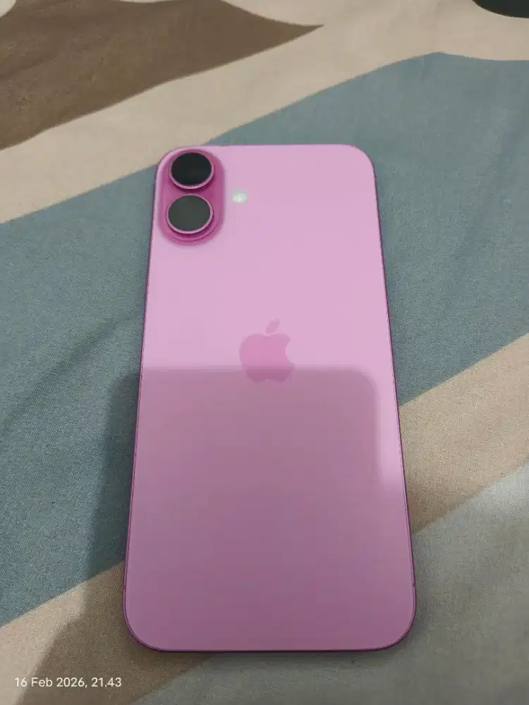 Iphone 16 plus 128 pink