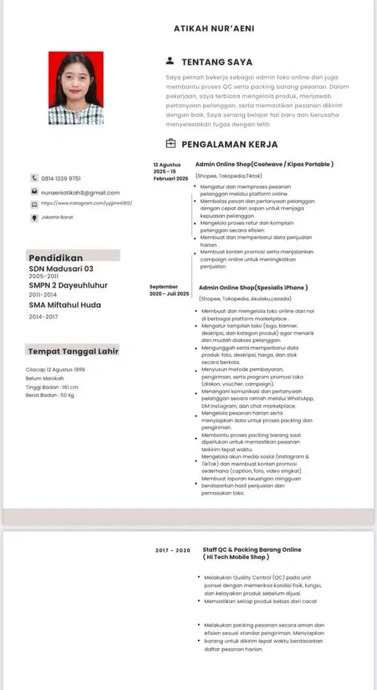 Mencari Pekerjaan Admin Online