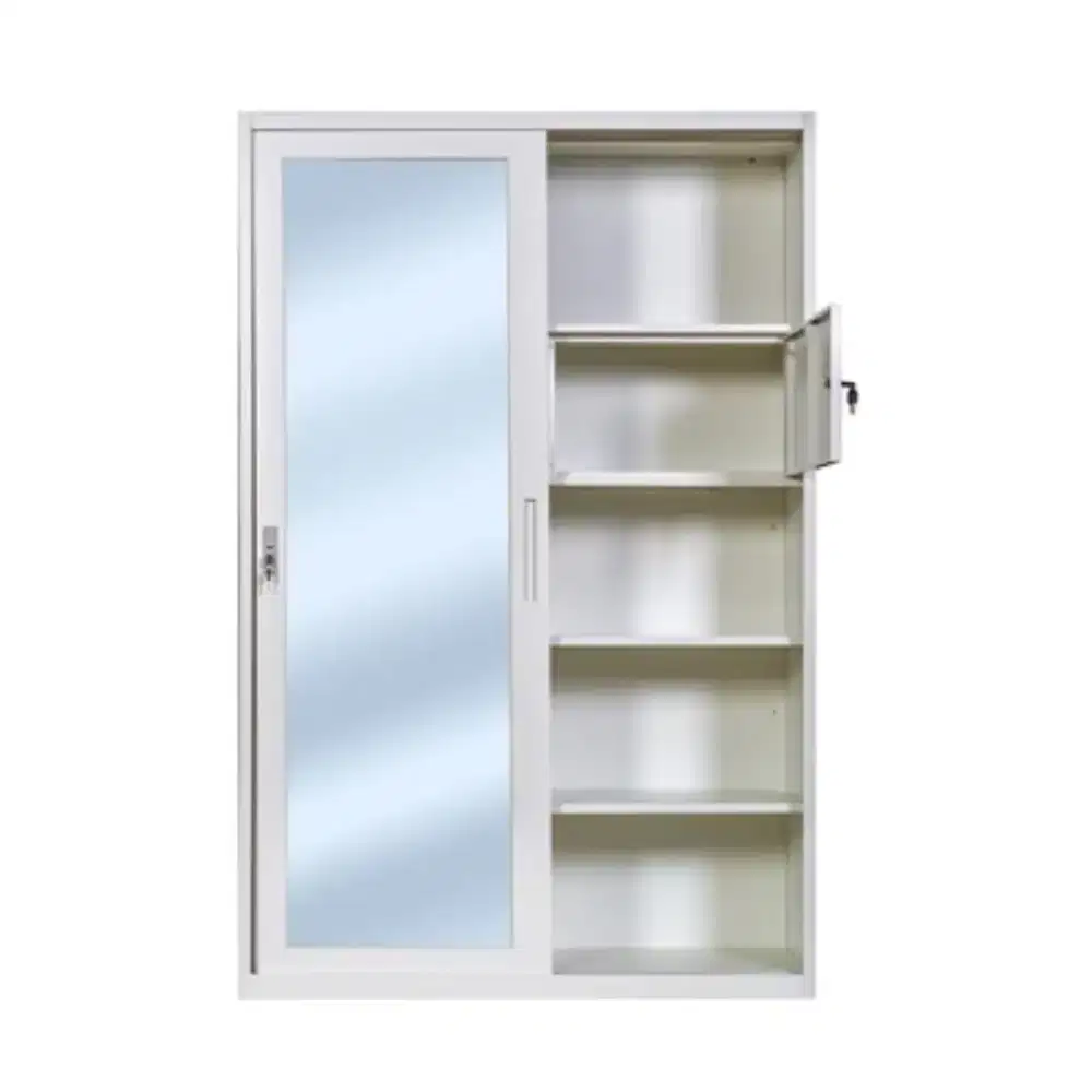 Lemari informa bekas, 2 pintu geser, masih bagus