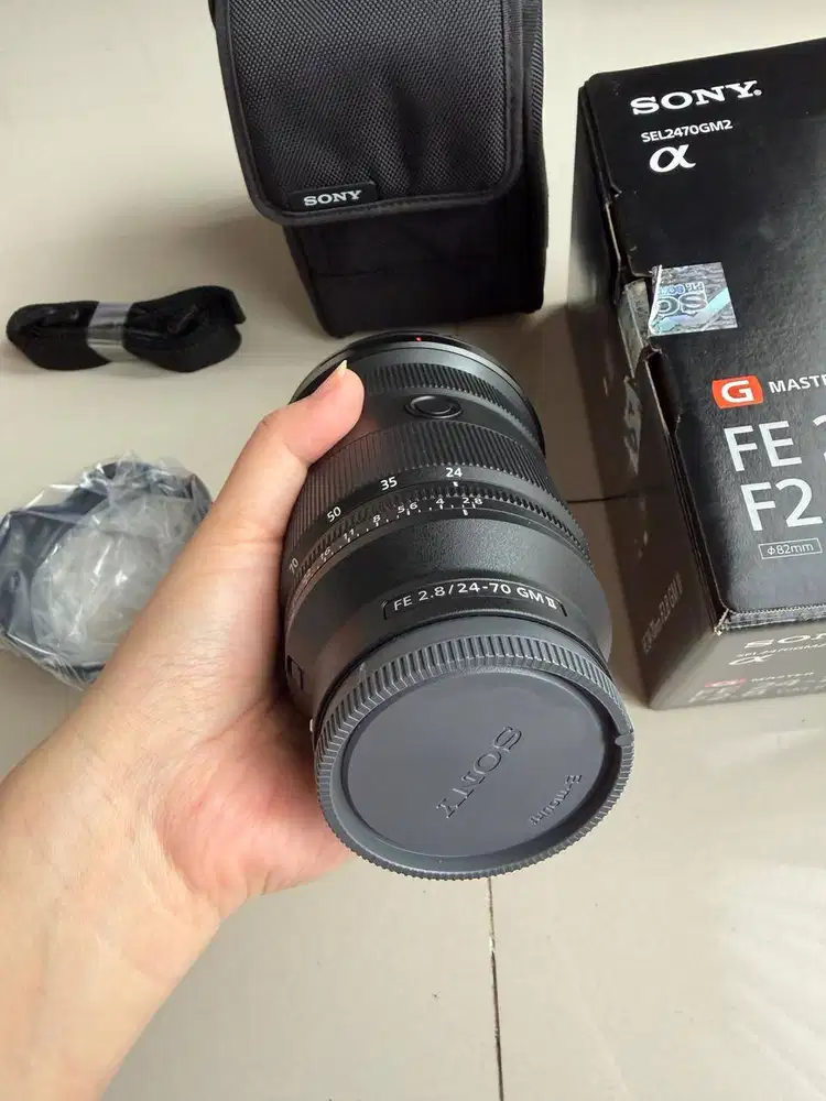 Jual Lensa Kamera Sony FE 24-70 F2.8 GM II G Master (SEL2470GM2)