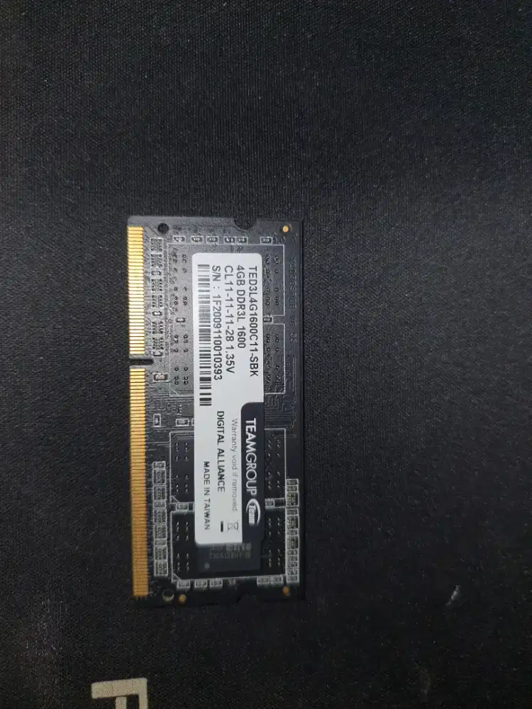 Sodimm 4gb ddr3 merk team group