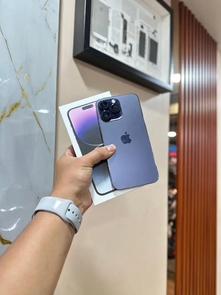 Iphone 14 pro 256gb second ibox fullset original likenew mulus