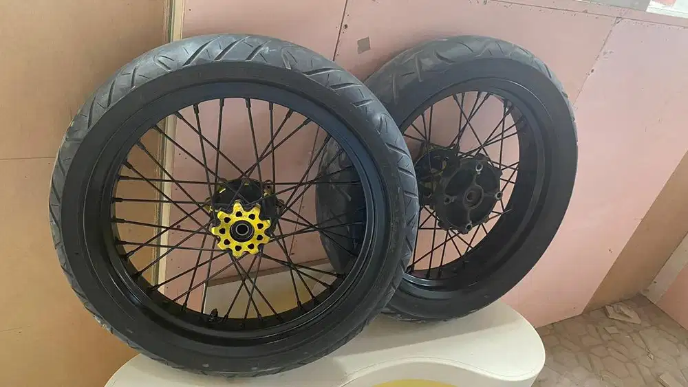 BAN WHEELSET SUPERMOTO CRF RACING