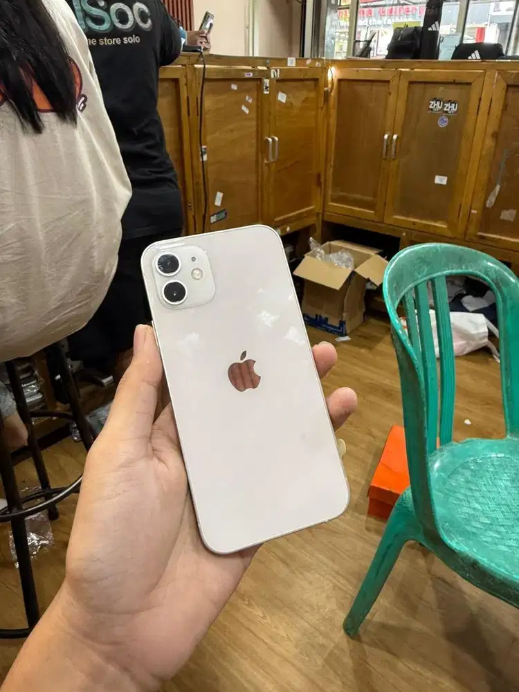 Iphone 12 256gb ibox fullset oem mulus unit halal