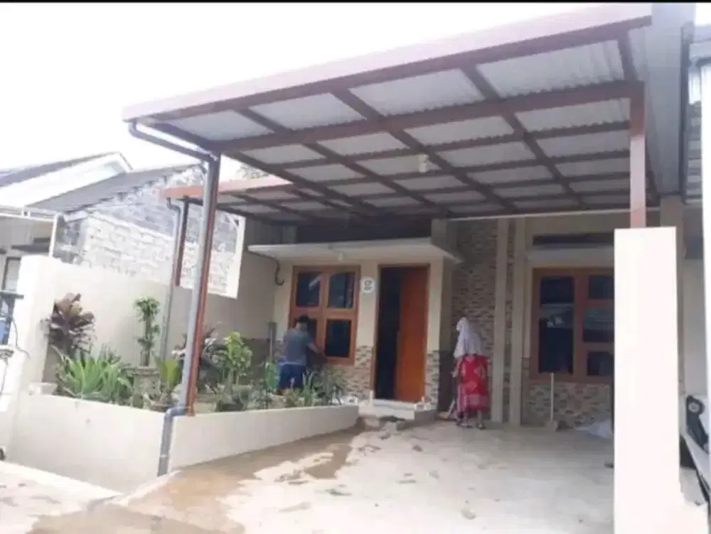 Kanopi atap alderon include talang air part 059