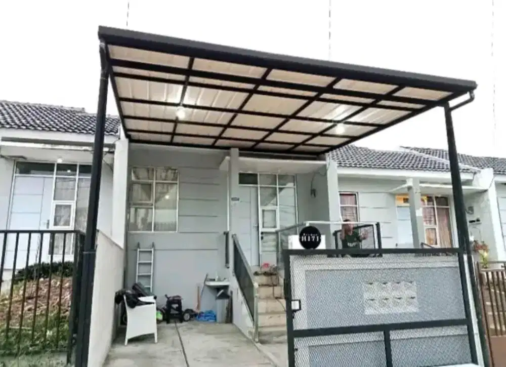 Kanopi atap alderon include talang air part 054