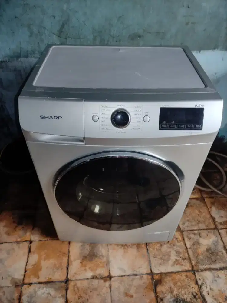 Mesin cuci front loading shrap 8.5 KG