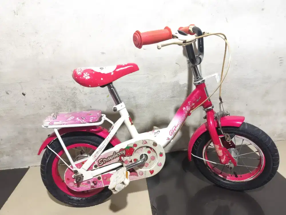 Sepeda mini ukuran 12 siap pakai