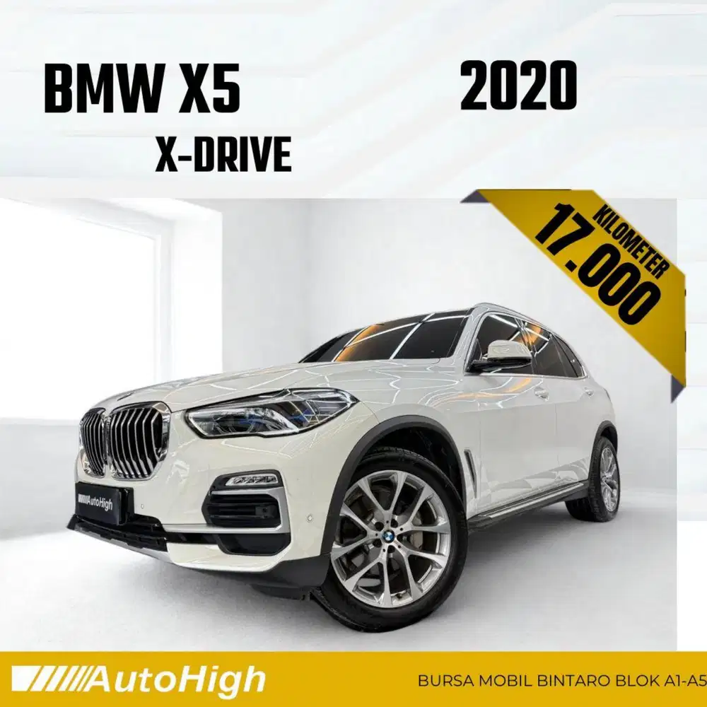 DP10% [Km17.000] X5 X-Drive 2020 White Reg 2021 #AUTOHIGH