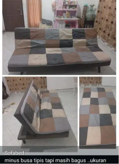 mang enak tidur di bangku nih ane tawarin sofabad biar tidur nyenyak