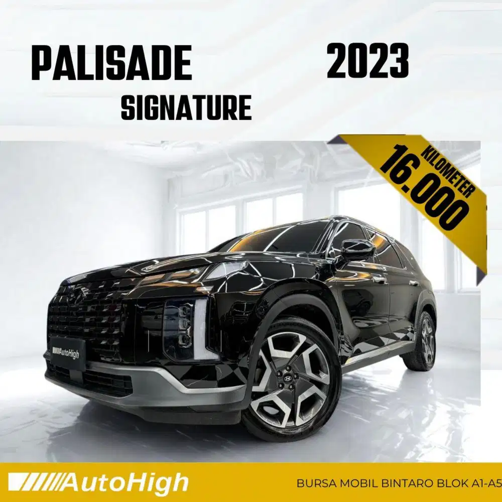DP10% [Km16.000] Palisade Signature 2023 Black Reg 2024 #AUTOHIGH