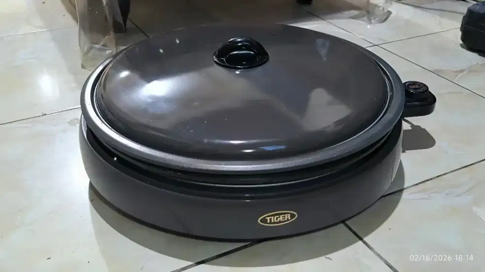 Pemanggang grill pan electric merek Tiger