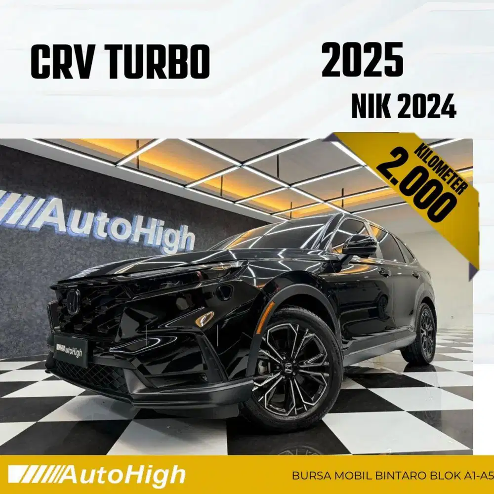 DP10% [Km2.000] CRV Turbo 2024 Black / CR-V Hybrid Reg 2023 #AUTOHIGH