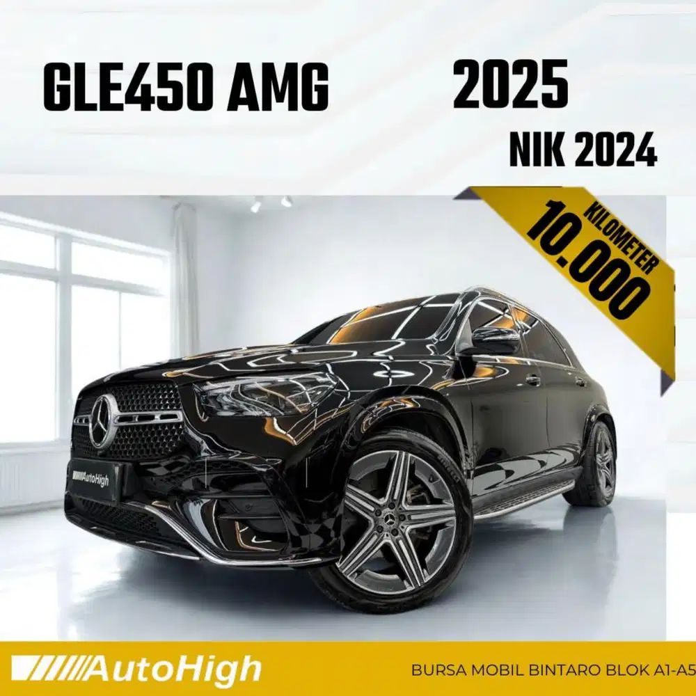DP10% [Km10.000] GLE450 AMG 2024 Black / GLE 450 Reg 2025 #AUTOHIGH