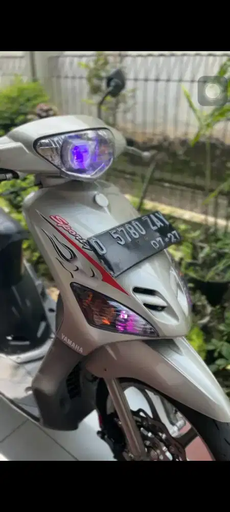 Mio Sporty perak/silver