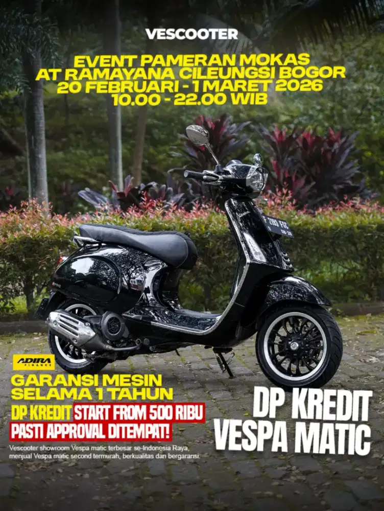 PIAGGIO VESPA SPRINT IGET ABS FACELIFT 2021 MURAH BISA KREDIT