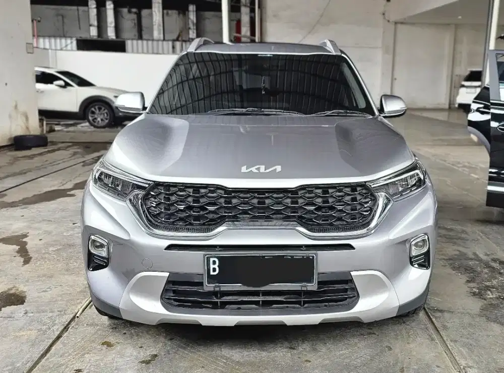 Super Gress Baru 28rb Km Kia Sonet Premier CVT Matic 2022 Silver Mulus