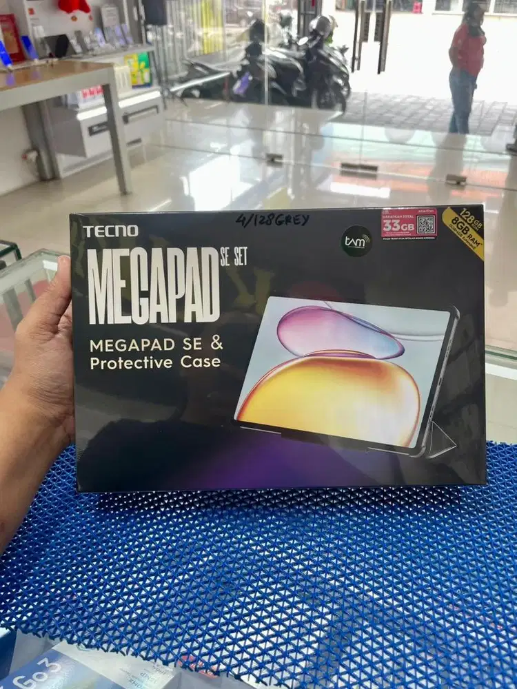 NEW TABLET MEGAPAD SE 4/128 LAYAR 11inchi BISA SIM CARD & Gratis Flip