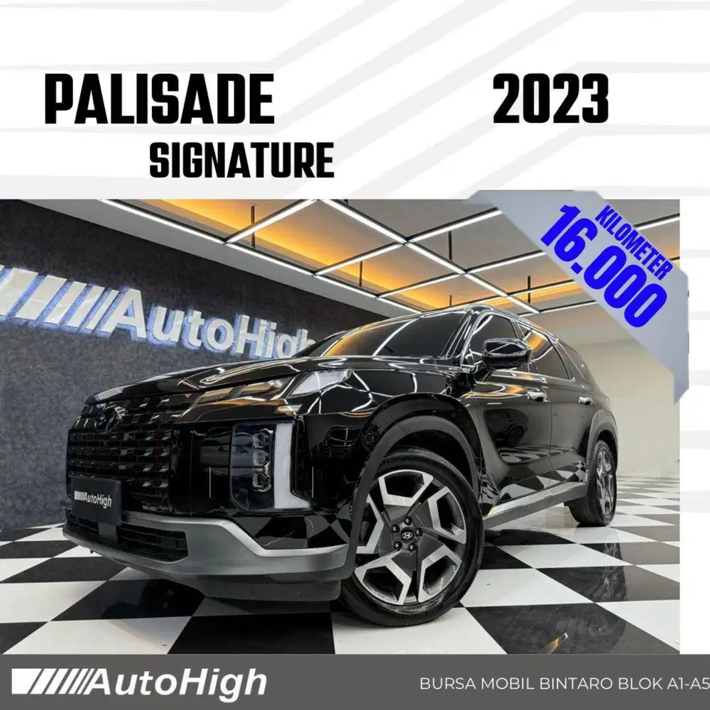 DP10% [Km16.000] Palisade Signature 2023 Black Reg 2024 #AUTOHIGH