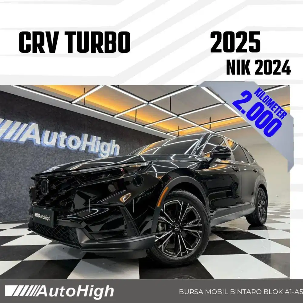 DP10% [Km2.000] CRV Turbo 2024 Black / CR-V Hybrid Reg 2023 #AUTOHIGH