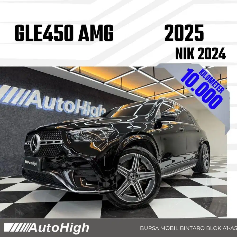 DP10% [Km10.000] GLE450 AMG 2024 Black / GLE 450 Reg 2025 #AUTOHIGH